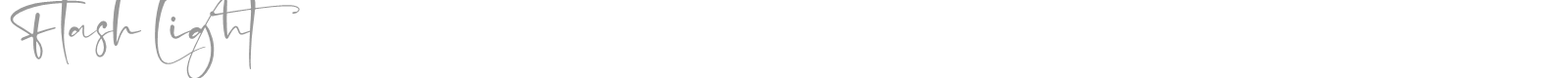 Flash Light font preview